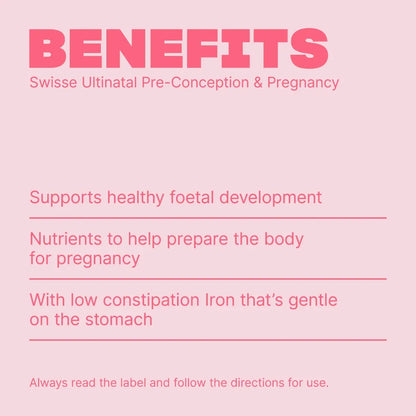 Swisse Ultinatal Pre-Conception & Pregnancy Multivitamin