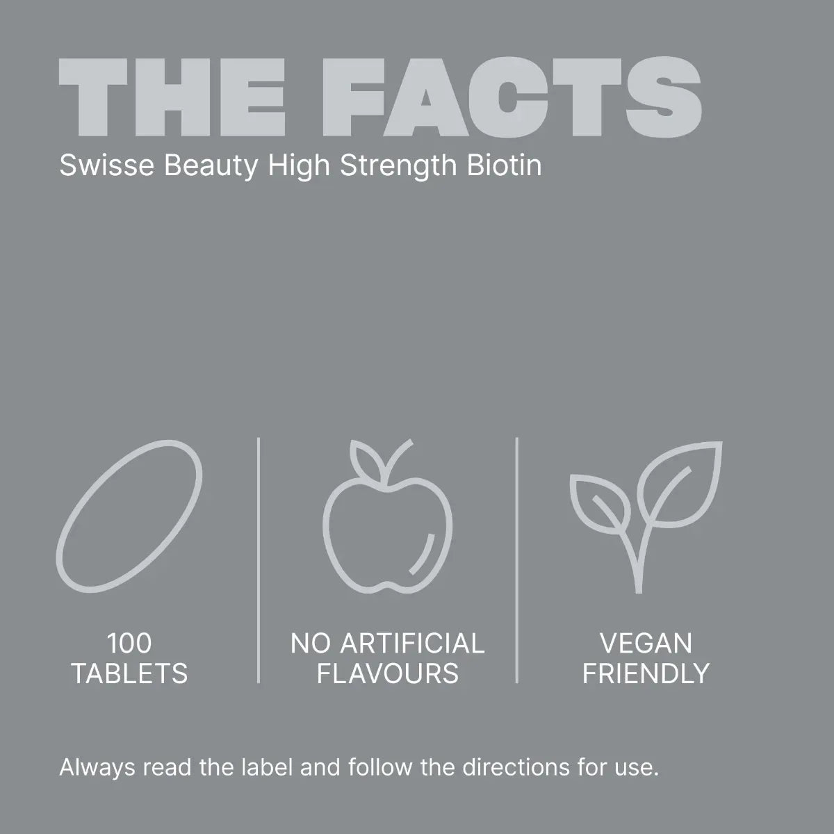 Swisse Beauty High Strength Biotin – Herb-Free Formula