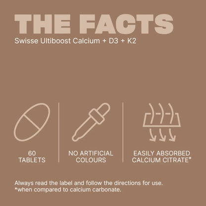 Swisse Ultiboost - Calcium + D3 + K2