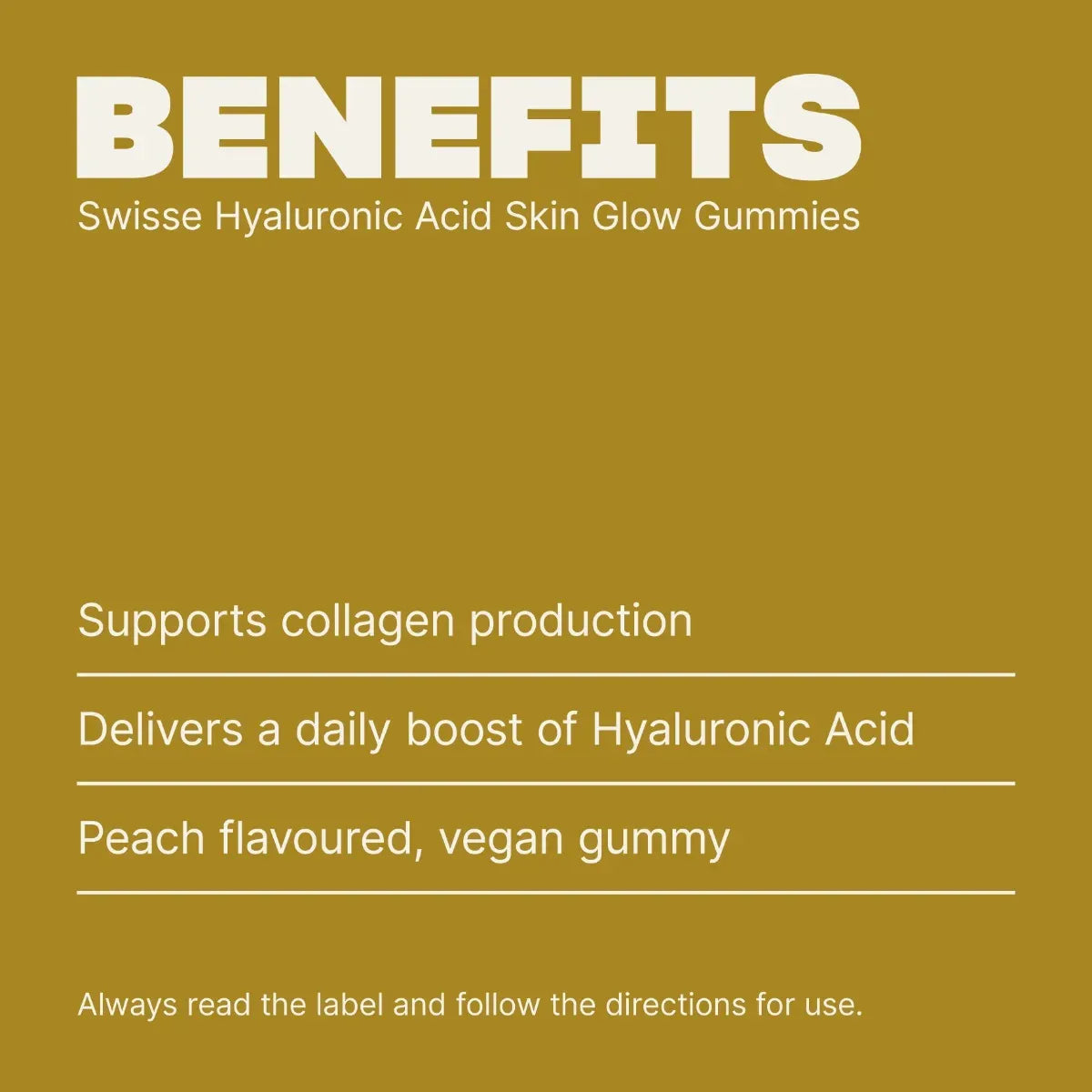 Swisse Hyaluronic Acid Skin Glow Gummies – With Vitamin C