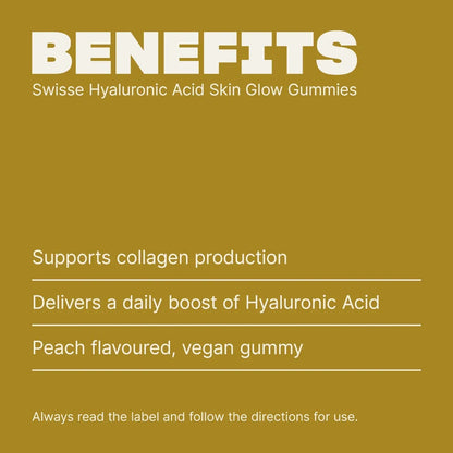 Swisse Hyaluronic Acid Skin Glow Gummies – With Vitamin C