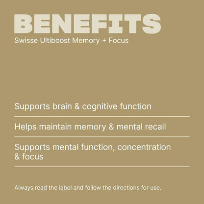 Swisse Ultiboost Memory + Focus