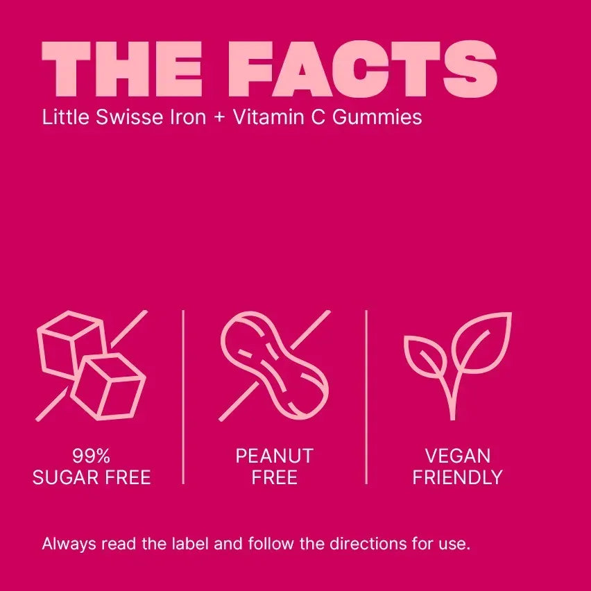 Little Swisse Iron + Vitamin C Gummies