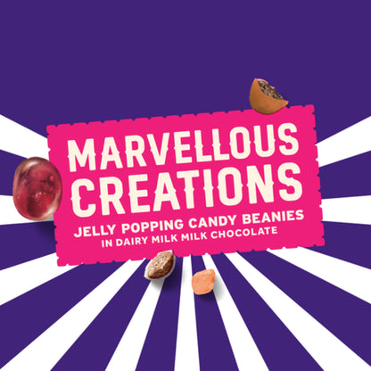 Cadbury Dairy Milk Marvellous Creations Jelly Popping Candy Beanies milk chocolate block 190g