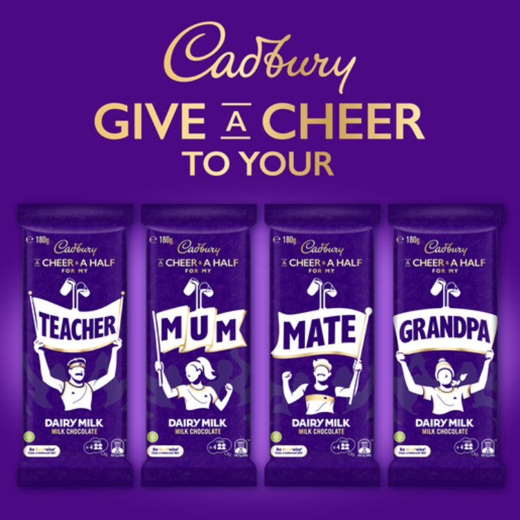 Dairy Milk, Milk Chocolate Block 180g