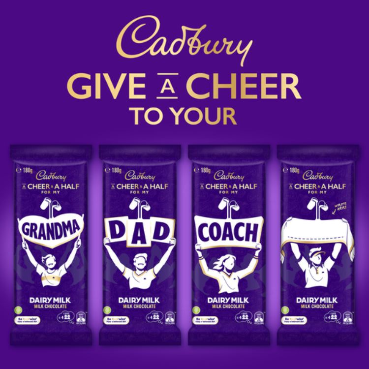 Dairy Milk, Milk Chocolate Block 180g
