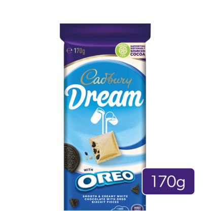 Cadbury Dream with Oreo White Chocolate 170g