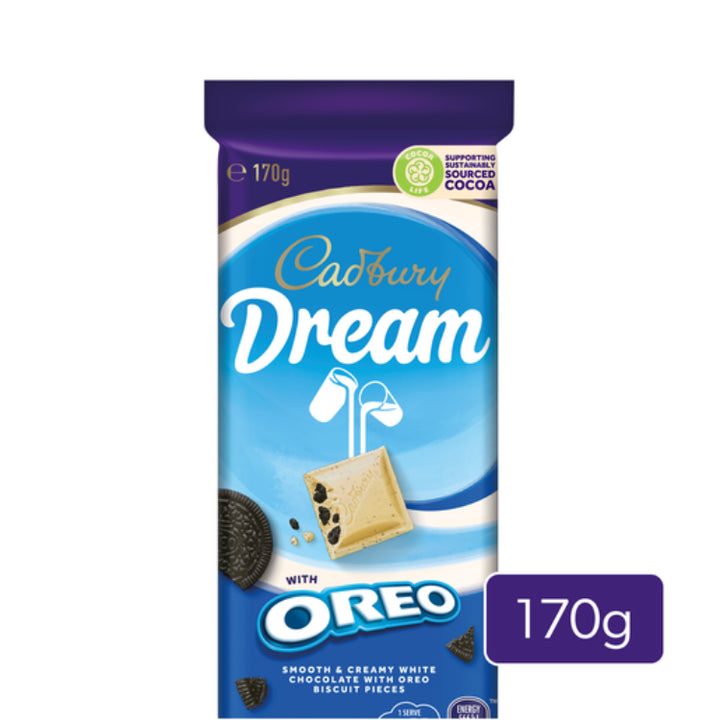 Cadbury Dream with Oreo White Chocolate 170g