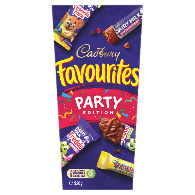 Cadbury Favourites Party Edition Boxed Chocolate 520g