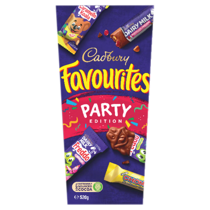 Cadbury Favourites Party Edition Boxed Chocolate 520g