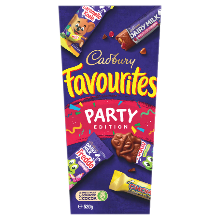 Cadbury Favourites Party Edition Boxed Chocolate 520g
