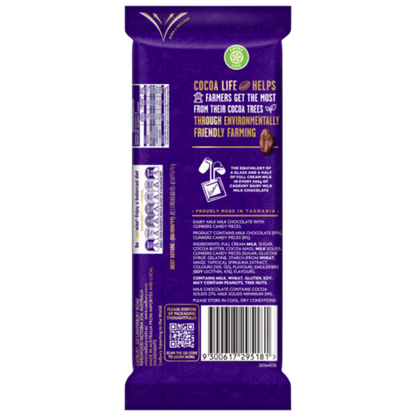 Cadbury Dairy Milk with Pascall Clinkers Chocolate Block 170g