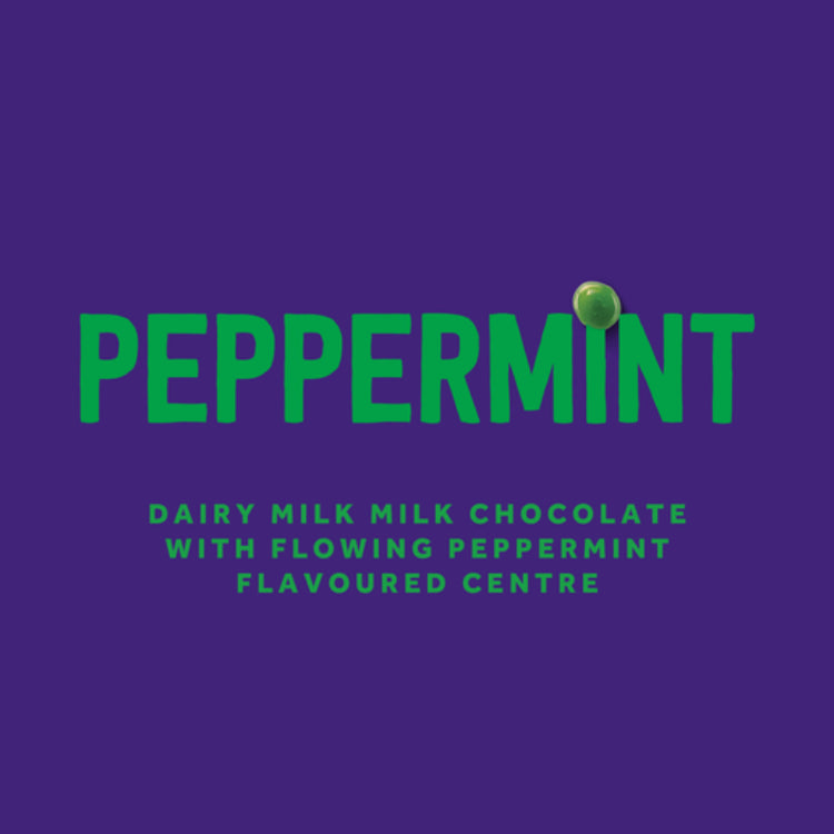 Cadbury Dairy Milk Peppermint milk chocolate block 180g