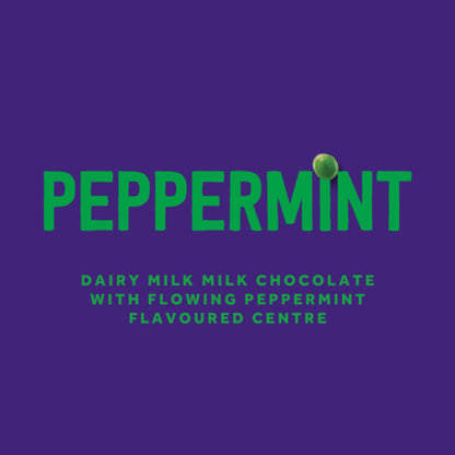 Cadbury Dairy Milk Peppermint milk chocolate block 180g
