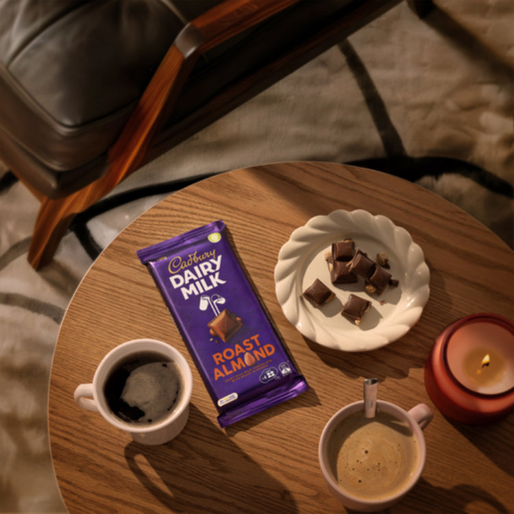 Cadbury Dairy Milk Roast Almond milk chocolate block 180g
