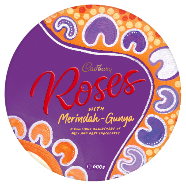 Cadbury Roses Limited Edition with Merindah-Gunya Tin 600g