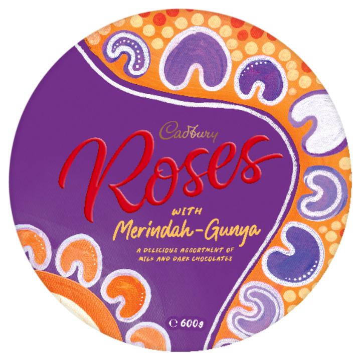 Cadbury Roses Limited Edition with Merindah-Gunya Tin 600g