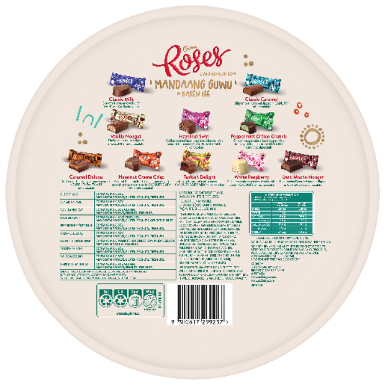 Cadbury Roses Tin 689g