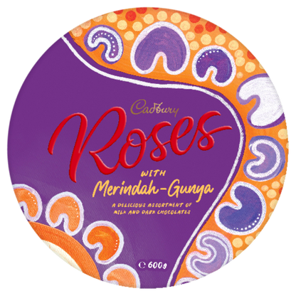 Cadbury Roses Limited Edition with Merindah-Gunya Tin 600g