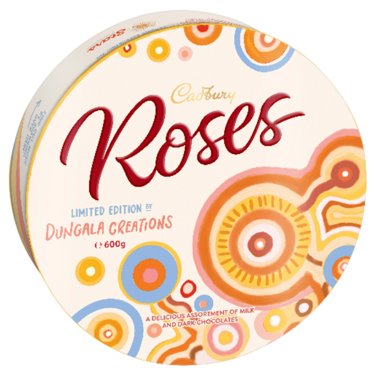 Cadbury Roses Limited Edition by Dungala Creations Tin 600g