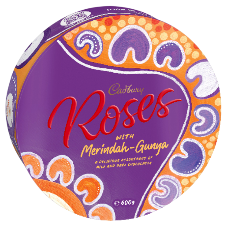 Cadbury Roses Limited Edition with Merindah-Gunya Tin 600g