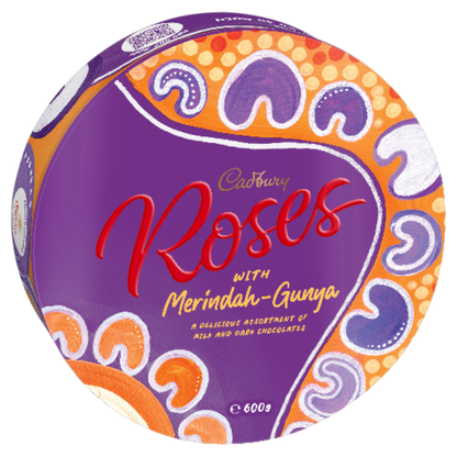 Cadbury Roses Limited Edition with Merindah-Gunya Tin 600g