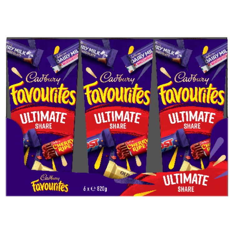 Favourites The Ultimate Share Boxed Chocolate 820g