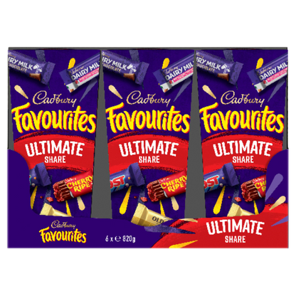 Favourites The Ultimate Share Boxed Chocolate 820g