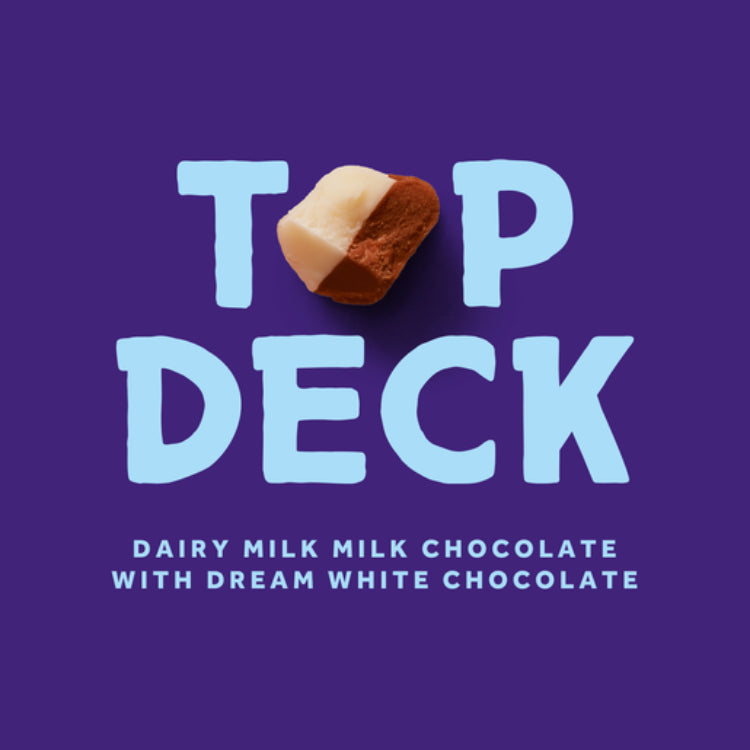 Cadbury Dairy Milk Chocolate Top Deck Large Block 340g