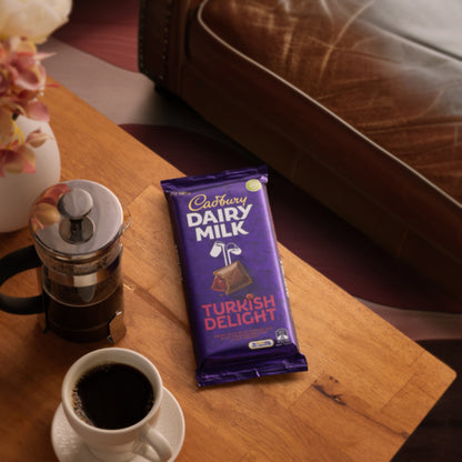 Cadbury Dairy Milk Turkish Delight milk chocolate block 180g